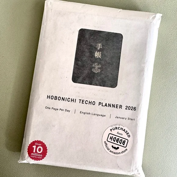 Hobonichi Techo 2026 English Planner Book (January Start) A6 Size / Daily / Jan - Picture 2 of 10